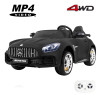 Электромобиль Mercedes-Benz GT R (черный матовый, 4WD, 12V, MP4) - HL289-MATTE-BLACK-MP4