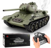 Радиоуправляемый танк Heng Long T-34 V7.0 масштаб 1:16 RTR 2.4GHz - 3909-1 V7.0