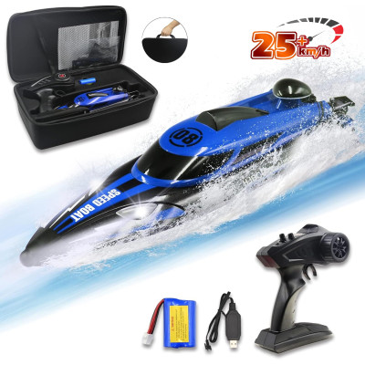 Радиоуправляемый катер Blue SpeedBoat с сумкой (36 см, 25 км/ч) - HJ808-A2-BAG