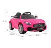 Детский электромобиль Mercedes Benz AMG GT R - HL288-PINK