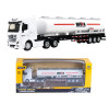 Металлический грузовик бензовоз HUI NA TOYS масштаб 1:50 - HN1733-WHITE