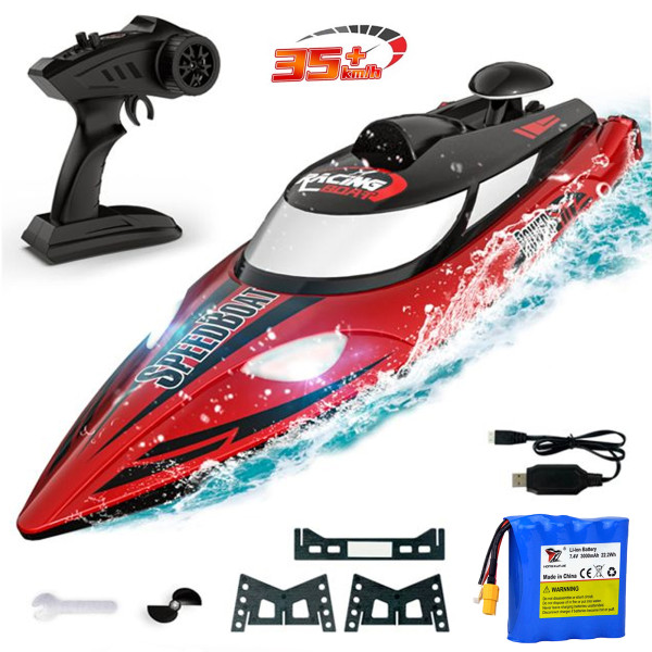 Радиоуправляемый катер (47 см, 35 км/ч, акб 3000 mAh) - HJ810B-A2 Радиоуправляемый катер (47 см, 35 км/ч, акб 3000 mAh) - HJ810B-A2