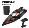 Радиоуправляемый катер с сумкой (47 см, 35 км/ч, акб 3000 mAh) - HJ810B-A1-BAG