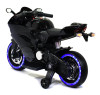 Детский электромотоцикл Ducati Black (12V, EVA, ручка газа) - FT-1628-SP-BLACK