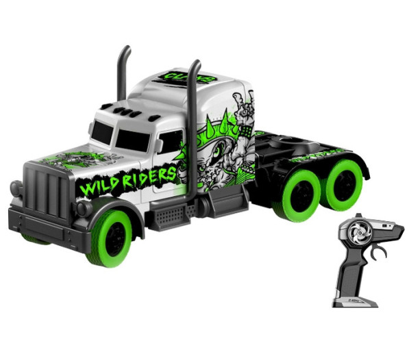 Радиоуправляемый грузовик - тягач WILD RIDERS (2WD, акб, 1:16) - GM1930-GREEN