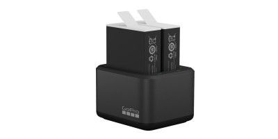 Зарядное устройство GoPro Dual Battery Charger + Аккумулятор Enduro 2шт для HERO 9/10/11 - ADDBD-211