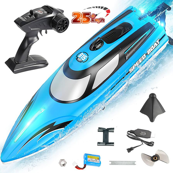 Радиоуправляемый катер SET SAIL (36 см, 25 км/ч) - HJ815-BLUE Радиоуправляемый катер SET SAIL (36 см, 25 км/ч) - HJ815-BLUE