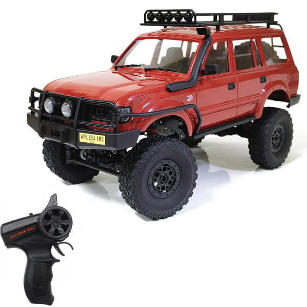 Радиоуправляемый краулер WPL C54-1 Land Cruiser LC80 красный 1:16 - WPLC54-1-RED