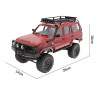 Радиоуправляемый краулер WPL C54-1 Land Cruiser LC80 красный 1:16 - WPLC54-1-RED