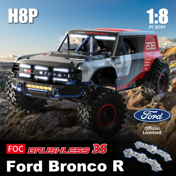 Радиоуправляемый краулер Ford Bronco Baja 1/8 - MJX-H8P Радиоуправляемый краулер Ford Bronco Baja 1/8 - MJX-H8P