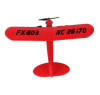 Радиоуправляемый самолет Piper Cub J3 для начинающих 2.4G - FX803-RED