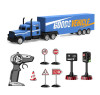 Радиоуправляемый грузовик трейлер и набор дорожных знаков (2WD, акб, 1:16) - GM1931