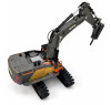 Металлический экскаватор с отбойным молотом HUI NA TOYS масштаб 1:50 - HN1723-YELLOW