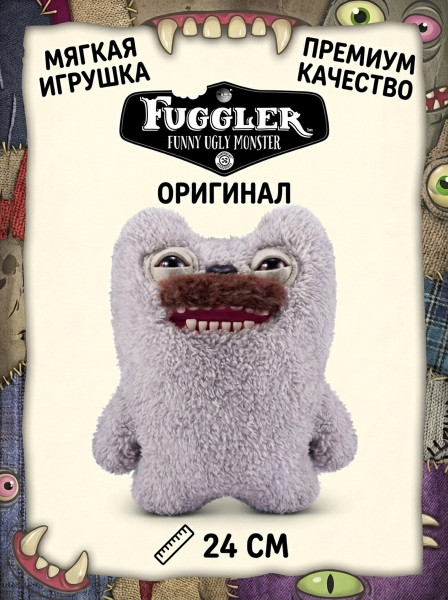 Мягкая игрушка FUGGLER Мистер Усач Волосатики 24 см - 15727K