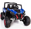Двухместный полноприводный электромобиль Blue UTV-MX Buggy 12V MP4 - XMX603-BLUE-MP4