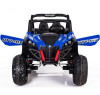 Двухместный полноприводный электромобиль Blue UTV-MX Buggy 12V MP4 - XMX603-BLUE-MP4