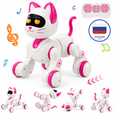 Радиоуправляемая интерактивная кошка Акробат - AW-6602-WHITE