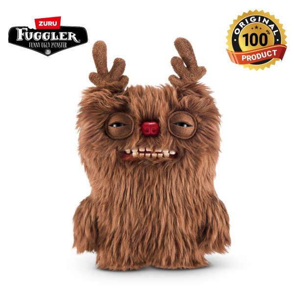Мягкая игрушка FUGGLER Праздничный Олень - 15729G Мягкая игрушка FUGGLER Праздничный Олень - 15729G