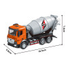 Масштабная модель бетономешалка Huina 1:50 - HN1737-ORANGE