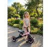 Детский беговел-велосипед 6в1 с родительской ручкой, розовый с рисунком - TR008-PINK-PAINT