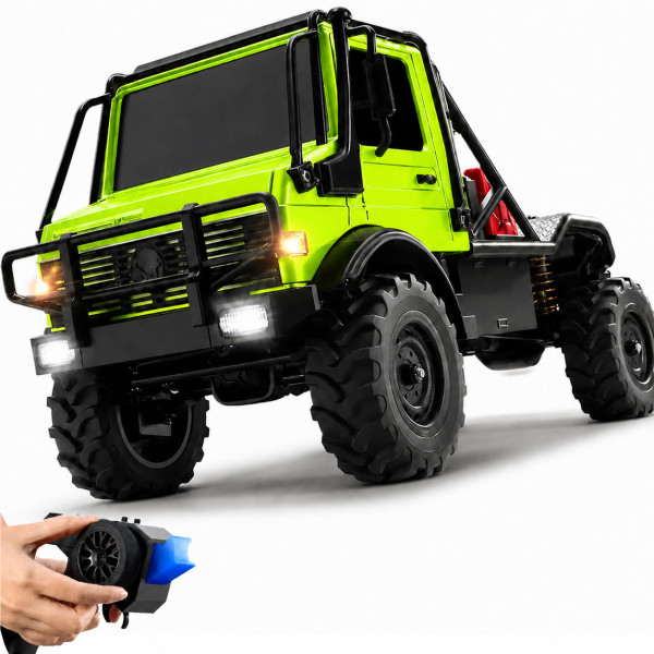 Радиоуправляемый грузовик Unimog U4000 4WD 1:18 - MN-333-GREEN Радиоуправляемый грузовик Unimog U4000 4WD 1:18 - MN-333-GREEN