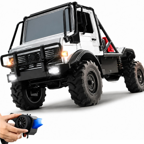 Радиоуправляемый грузовик Unimog U4000 4WD 1:18 - MN-333-SILVER Радиоуправляемый грузовик Unimog U4000 4WD 1:18 - MN-333-SILVER