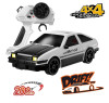 Радиоуправляемая машина для дрифта Toyota AE86 (19 см, 15 км/ч, свет, сменные колеса, фишки) - RC-24A