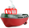 Радиоуправляемый буксир Tugboat зеленый 2.4G 1:72 - HL-3800-G