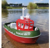 Радиоуправляемый буксир Tugboat зеленый 2.4G 1:72 - HL-3800-G
