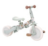 Детский беговел-велосипед 8в1 с крышей и ручкой, бежевый с рисунком - TR008C-BEIGE-PAINT
