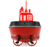 Радиоуправляемый буксир Tugboat черный 2.4G 1:72 - HL-3800-B
