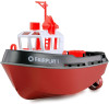 Радиоуправляемый буксир Tugboat черный 2.4G 1:72 - HL-3800-B