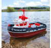 Радиоуправляемый буксир Tugboat черный 2.4G 1:72 - HL-3800-B