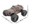 Радиоуправляемый внедорожник HB Desert Truck (35 км/ч, 4WD, 1:18) - HB-ZG1801A