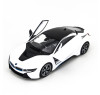 Радиоуправляемая машина Rastar BMW i8 White 1:14 с открывающимися дверями - 71010-W