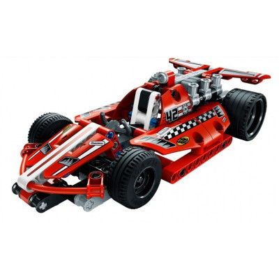 Конструктор DeCool гоночная машина с инерционным механизмом, 158 деталей - DL-3412