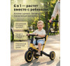 Детский беговел-велосипед 6в1 с родительской ручкой, желтый - TR008-YELLOW