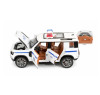 Радиоуправляемая металлическая полицейская машина Land Rover Defender 1:22 - HCL-3610-WHITE