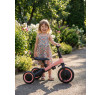 Детский беговел-велосипед 6в1 с родительской ручкой, розовый - TR008-PINK