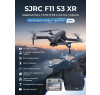 Квадрокоптер SJRC F11 S3 XR, пульт с экраном 3-AXIS 4K EIS 5G 10KM GPS